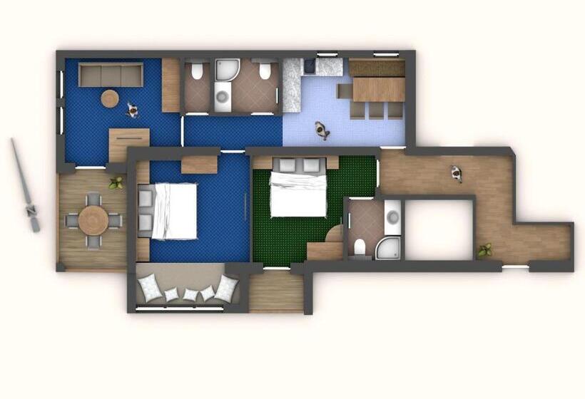 דירת שני חדרים, Restaurant Claudia