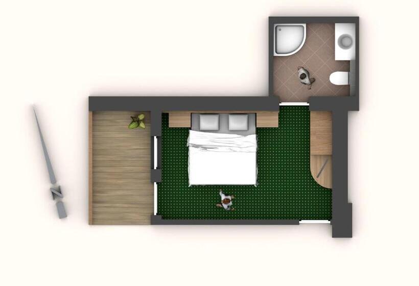 חדר בסיסי, Restaurant Claudia