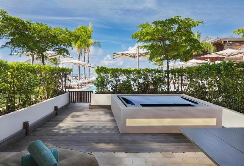 اتاق استاندارد با وان آب گرم, Le Barthélemy Hotel & Spa