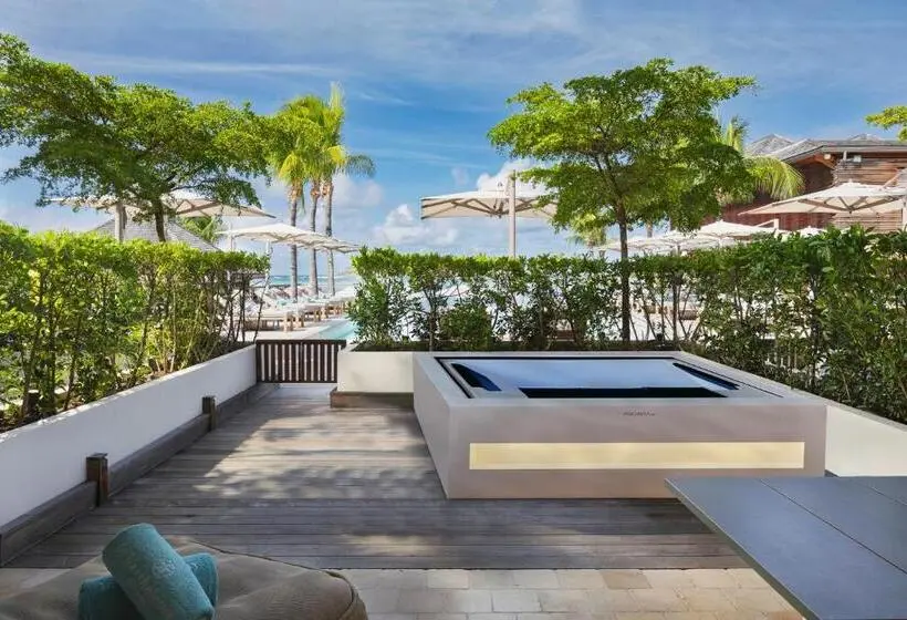اتاق استاندارد با وان آب گرم, Le Barthélemy Hotel & Spa