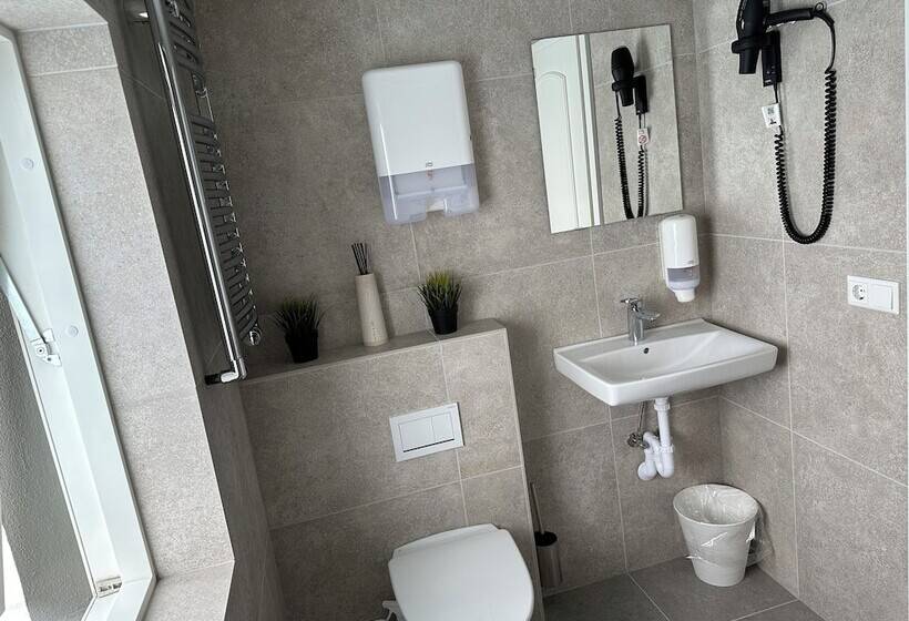 اتاق استاندارد سه تخته با سرویس بهداشتی مشترک, Guesthouse Dyngja