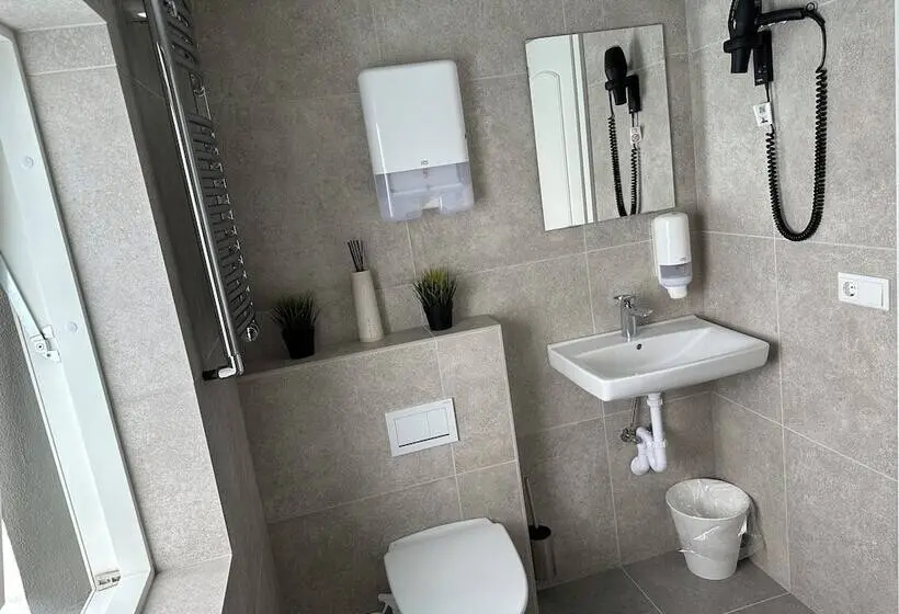 اتاق استاندارد سه تخته با سرویس بهداشتی مشترک, Guesthouse Dyngja