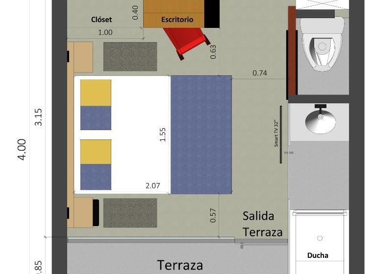 اتاق استاندارد, Verso