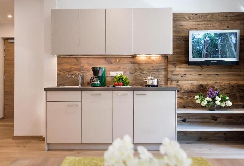 Апартаменты 1 Спальня Вид на Сад, Apartm. & Bb Ferienidylle Gstrein