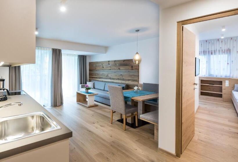 Апартаменты 1 Спальня Вид на Сад, Apartm. & Bb Ferienidylle Gstrein