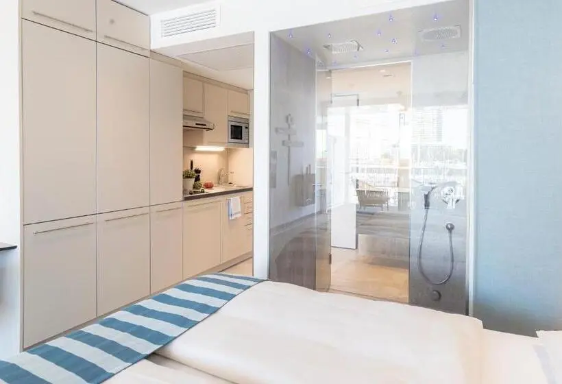 バルコニー付きデラックスルーム, Slowdown Bottsand Hotel Und Spa