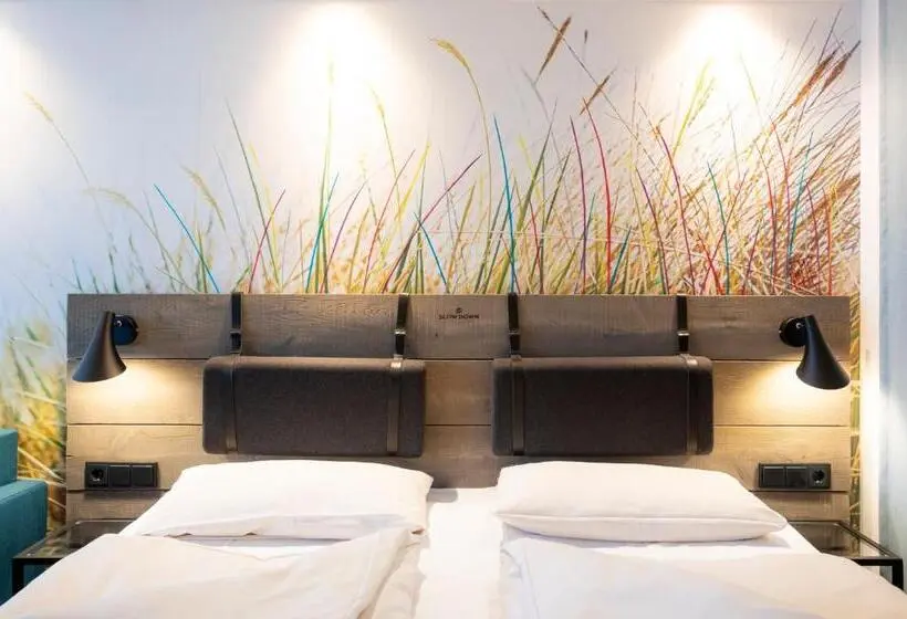 オーシャンビューデラックスルームバルコニー付き, Slowdown Bottsand Hotel Und Spa