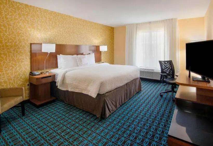 キングサイズベッドのスタンダードルーム, Fairfield Inn & Suites By Marriott Abingdon