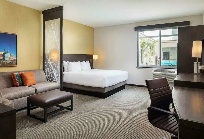 キングサイズベッドのスタンダードルーム, Hyatt Place Santa Cruz