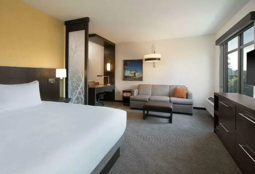 キングサイズベッドのスタンダードルーム, Hyatt Place Santa Cruz