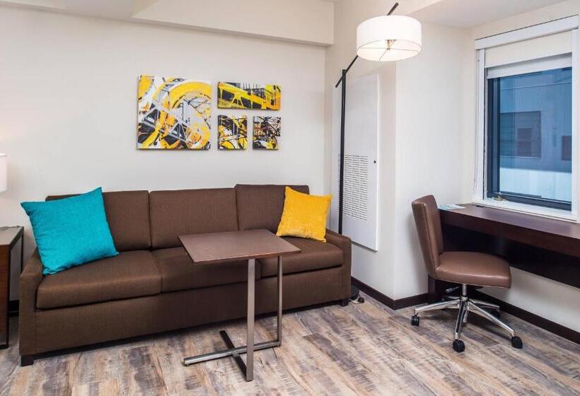 带大床的套房, Residence Inn By Marriott Pittsburgh Oakland/university Place