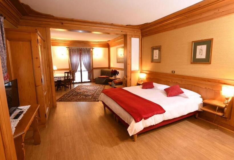 带阳台标准四人间, Valgranda Wellness & Spa