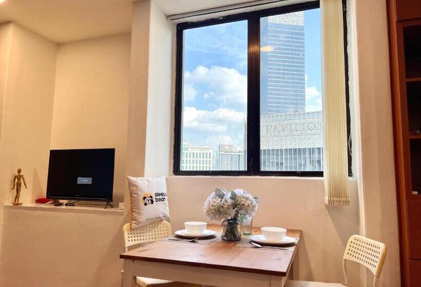 ３ベッドルームアパートメント, Wcj Cozy Dual Key Kl City With Pavilion View