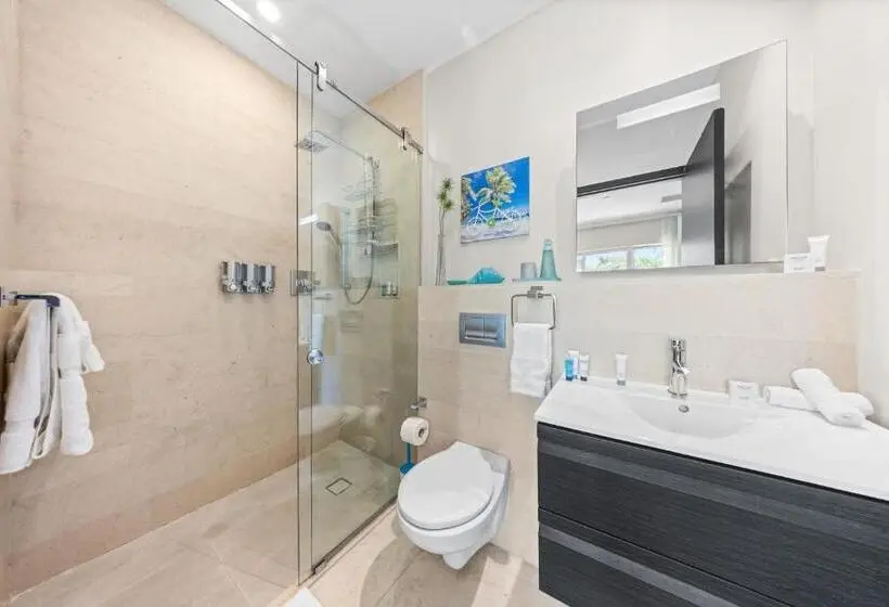 2 Bedroom Apartment Garden View, Le Vent Eagle Beach Condos By Bocobay Aruba