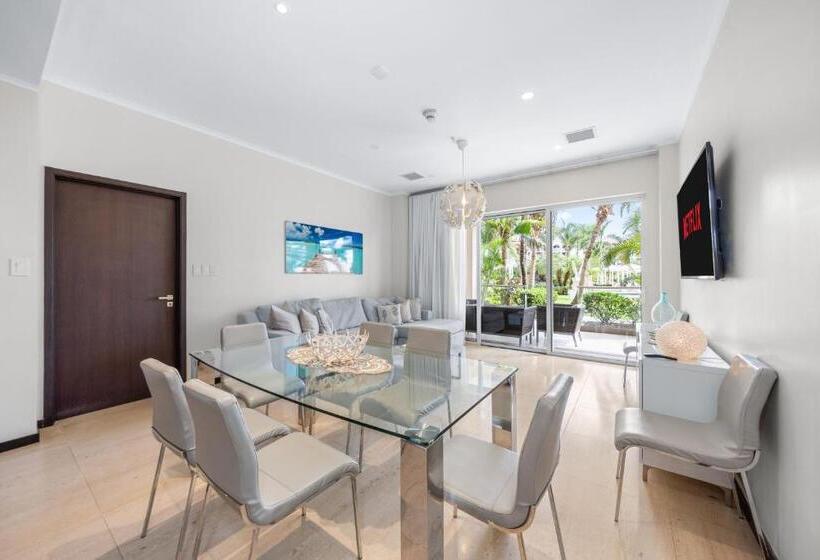 2 Bedroom Apartment Garden View, Le Vent Eagle Beach Condos By Bocobay Aruba