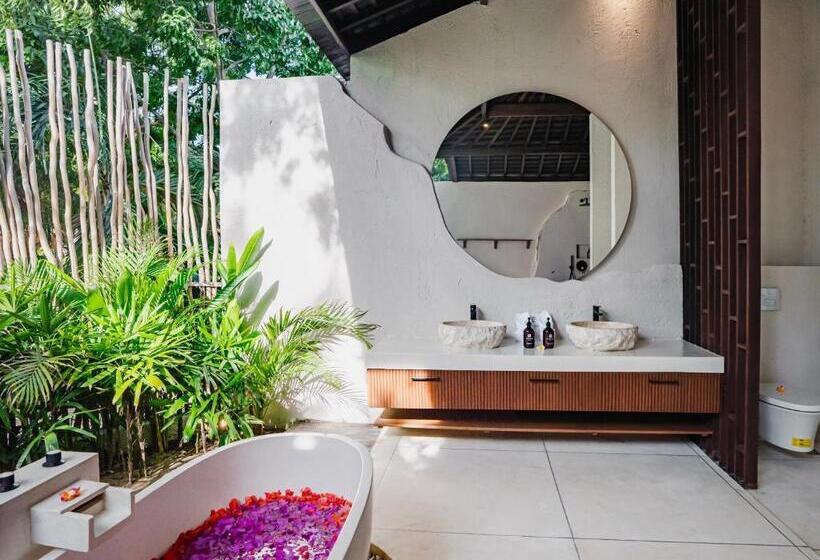 וילת חדר שינה 1 עם נוף לים, Kuara Lombok