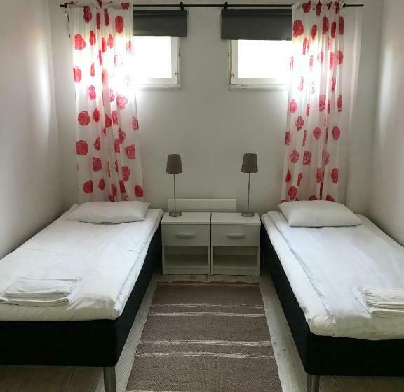 اتاق استاندارد با سرویس بهداشتی مشترک, Fjord Hostel Rooms