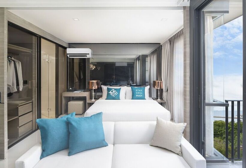 带海景及1个卧室的复式公寓, Cross Vibe Pattaya Seaphere   Formerly X2 Vibe Pattaya Seaphere