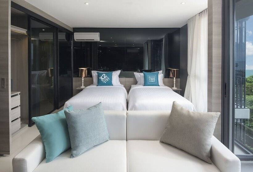 침실 1개 디럭스 아파트, Cross Vibe Pattaya Seaphere   Formerly X2 Vibe Pattaya Seaphere