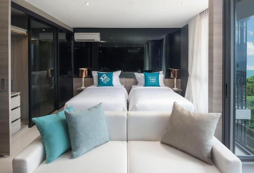 带海景及1个卧室的复式公寓, Cross Vibe Pattaya Seaphere   Formerly X2 Vibe Pattaya Seaphere