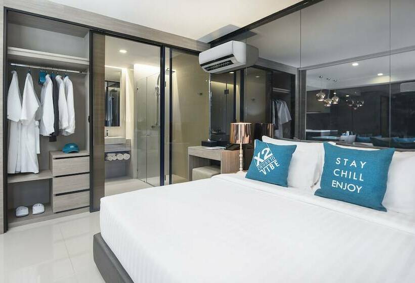 침실 1개 디럭스 아파트, Cross Vibe Pattaya Seaphere   Formerly X2 Vibe Pattaya Seaphere
