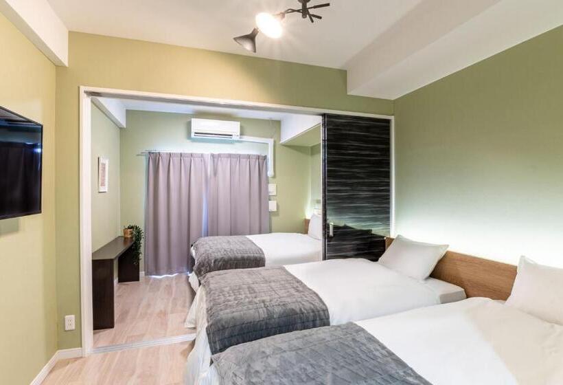 带1个卧室的带阳台的公寓, 楽宿ー花園北