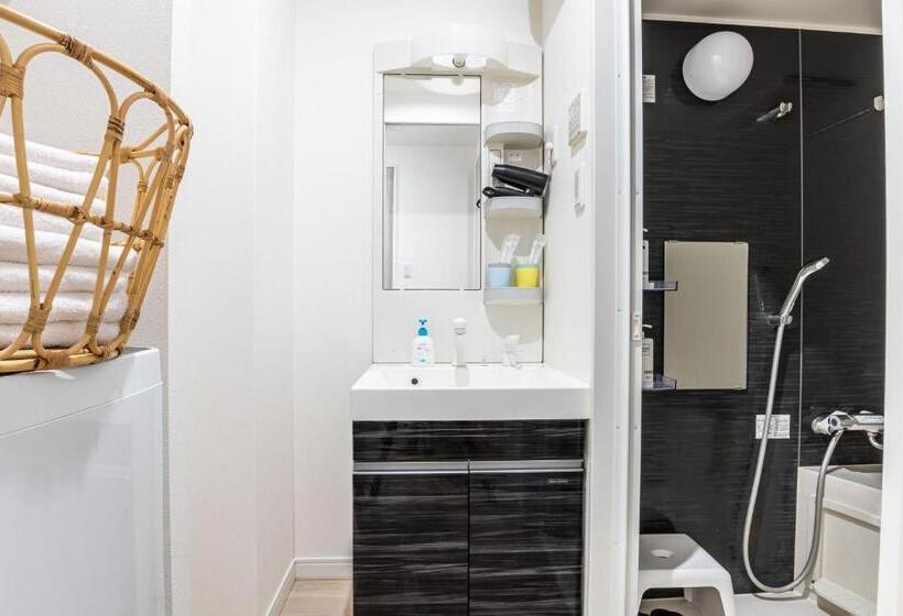 带1个卧室的带阳台的公寓, 楽宿ー花園北