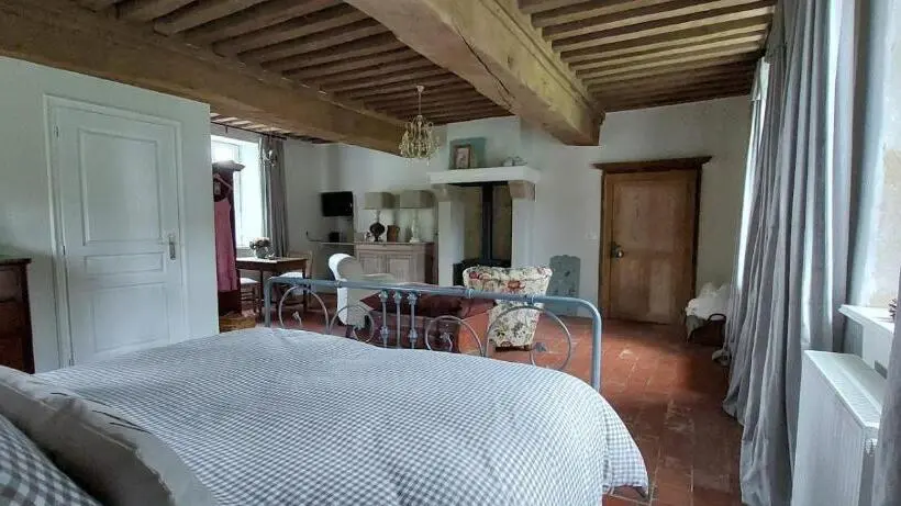 キングサイズベッドのデラックスルーム, Domaine De Vauvelle