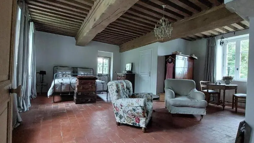 キングサイズベッドのデラックスルーム, Domaine De Vauvelle