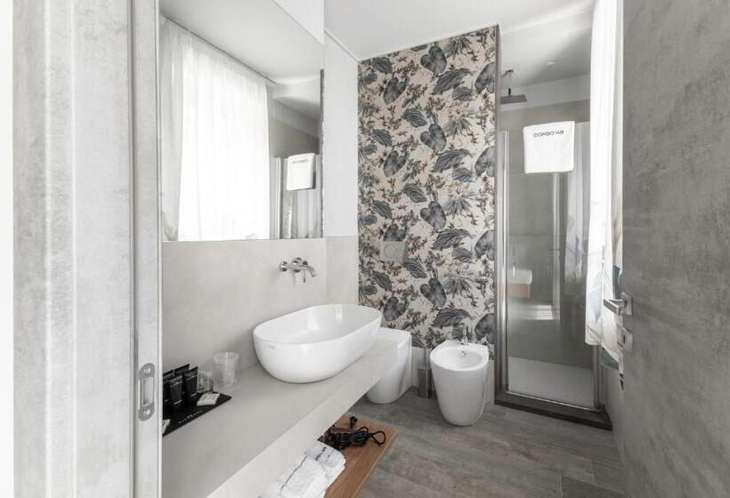 اتاق استاندارد با بالکن, Corso49 Boutique Rooms
