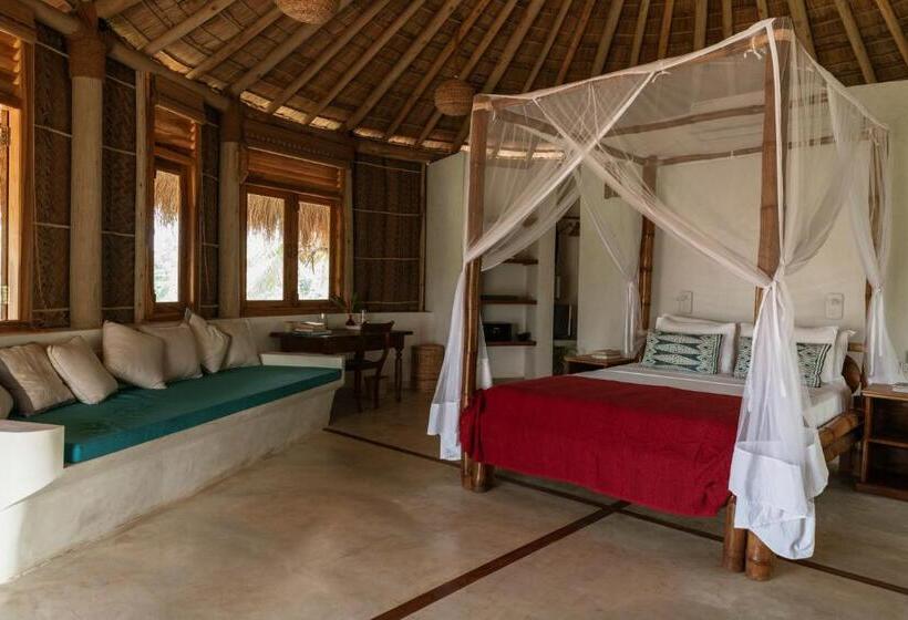 غرفة ديلوكس مزودة بشرفة, Tekanda Lodge