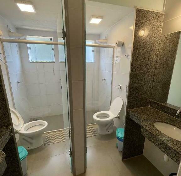 Quarto quádruplo Económico Casa de banho partilhada, Casarão Hostel