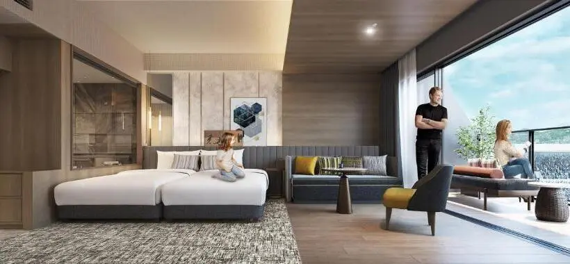 اتاق استاندارد چهار تخته, Stadium City Hotel Nagasaki