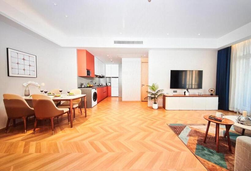 شقة ديلوكس غرفتين نوم, Citadines Dd Port Dalian