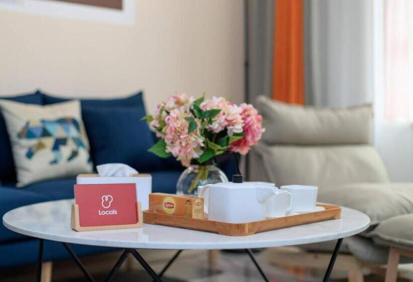 침실 1개 아파트, Baoding Jingxiu·beiguo Shopping Mall· Locals Apartment 00161950