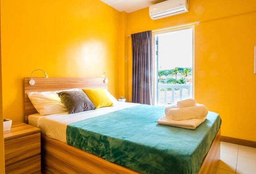 اتاق استاندارد با بالکن, Bed & Bike Curacao
