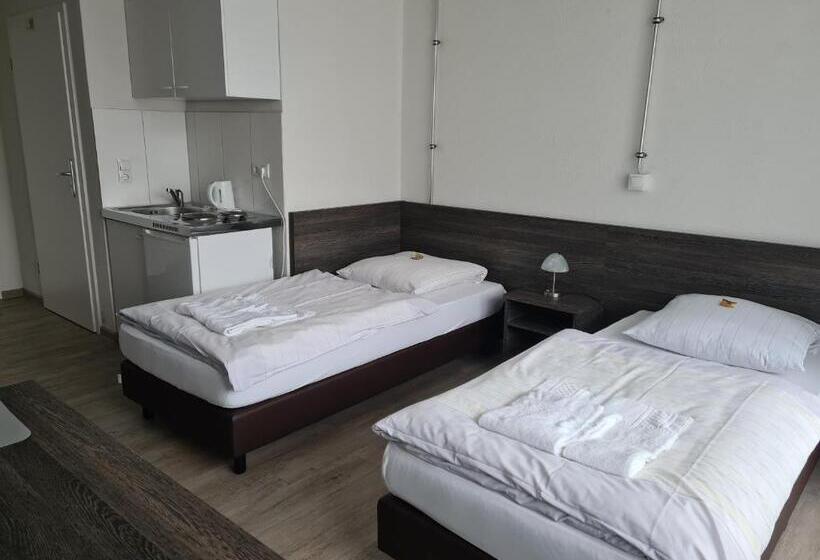 חדר דלוקס עם מרפסת, Gästehaus Haßloch/pfalz