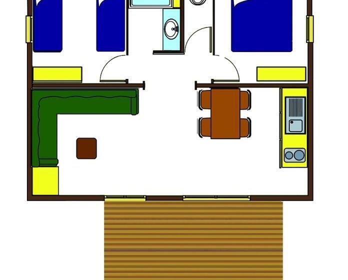 Шале 1 Спальня, Les Terrasses Du Lac