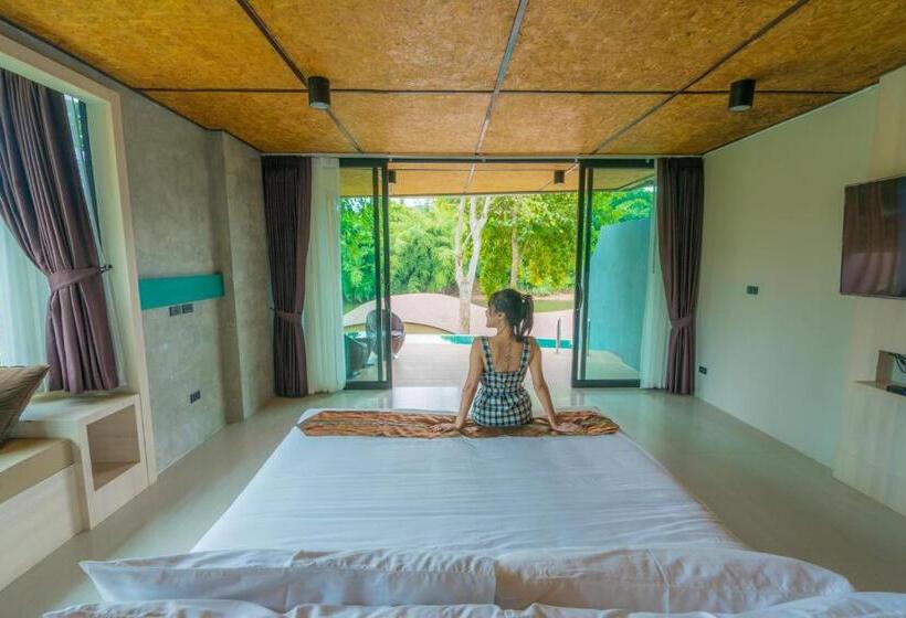 וילה דלוקס חדר שינה 1, Binlha Raft Resort