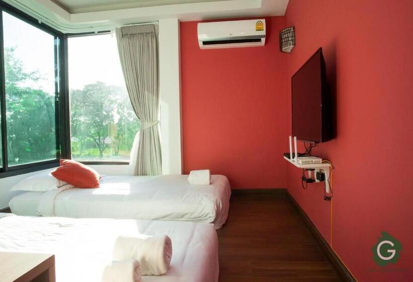 חדר סטנדרט נוף לגינה, Green@buriram