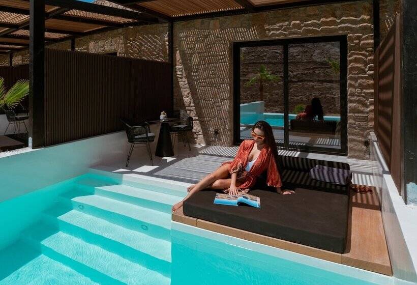 Полулюкс с Бассейном, Ftelia Black Villas
