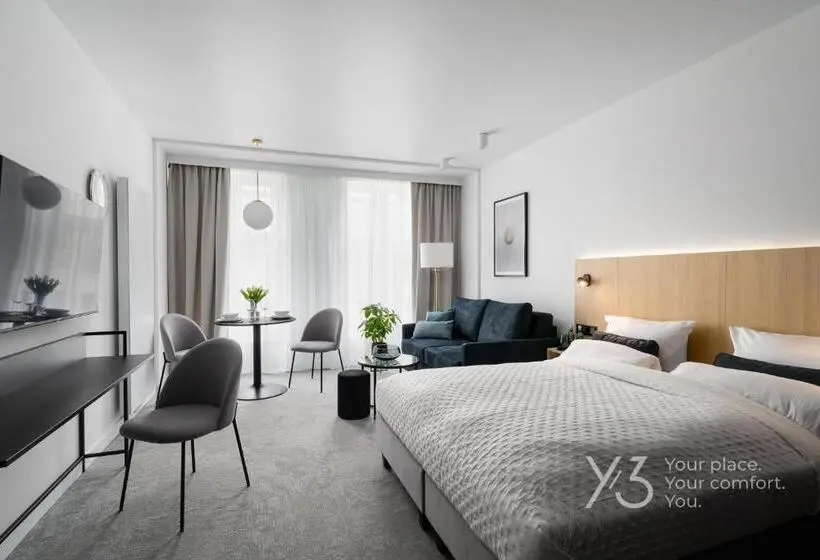 １ベッドルームのデラックスアパートメント, Saint Martin Residence By Y3 Hotels, Old Town With Wellness