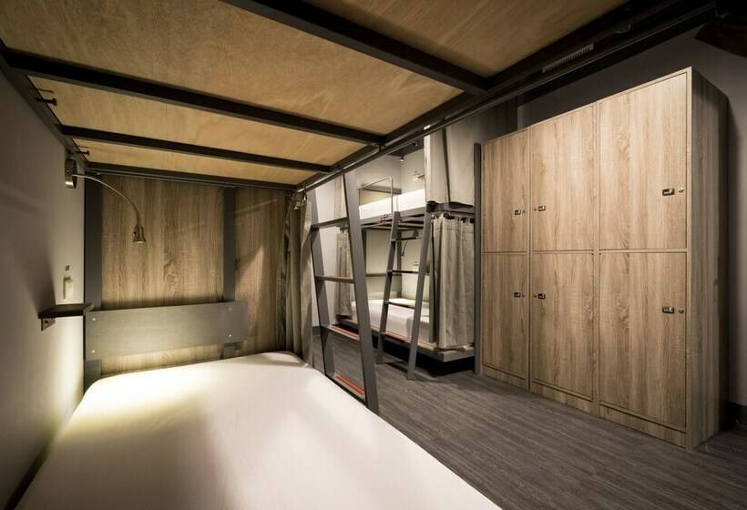 تختخواب در اتاق مشترک, Taipei Travelers International Hostel