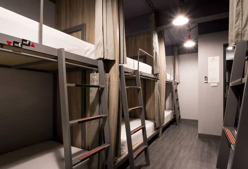 تختخواب در اتاق مشترک, Taipei Travelers International Hostel