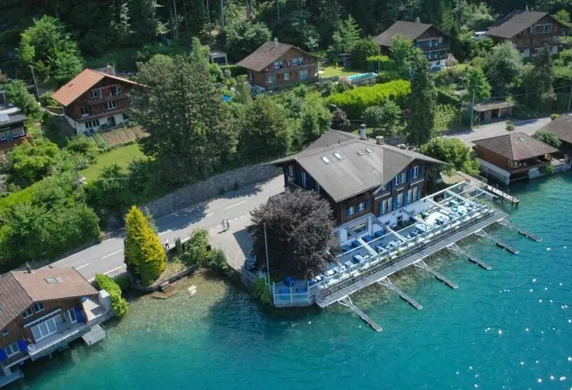 キングサイズベッドのスタンダードルーム, Boutique Hotel Niesenblick   Direkt Am Thunersee Gelegen Mit Self Check In & Digitaler Rezeption