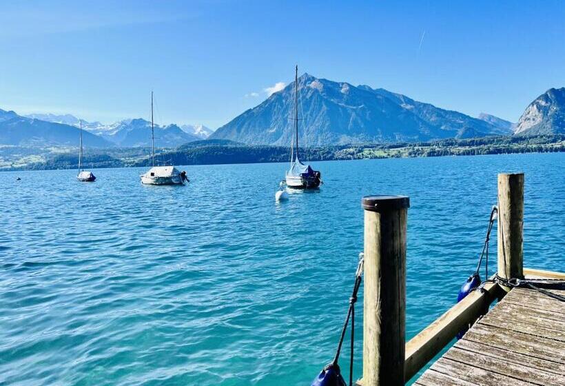 Номер Deluxe Вид на Озеро, Boutique Hotel Niesenblick   Direkt Am Thunersee Gelegen Mit Self Check In & Digitaler Rezeption
