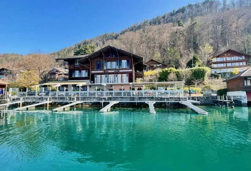 オーシャンビューデラックスルームバルコニー付き, Boutique Hotel Niesenblick   Direkt Am Thunersee Gelegen Mit Self Check In & Digitaler Rezeption
