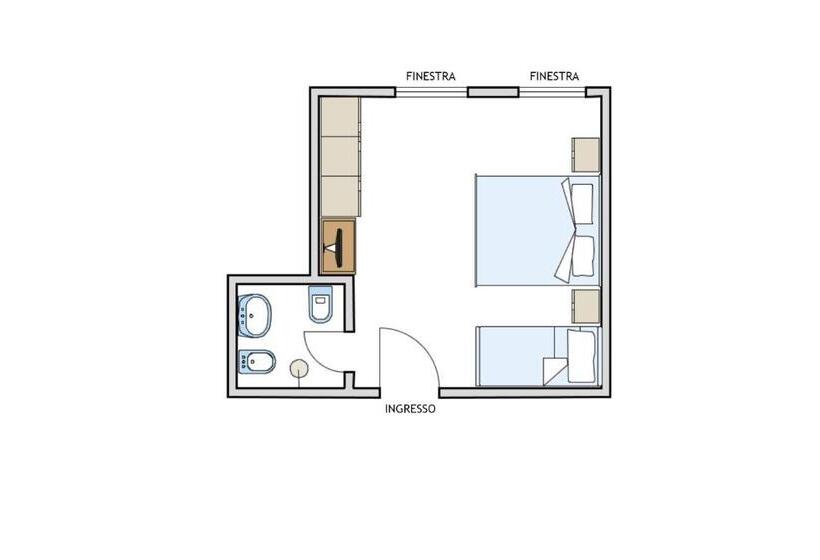 غرفة إقتصادية ثلاثية, Villa Sole Resort