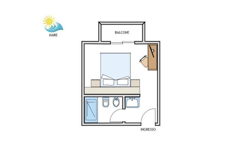 غرفة قياسية, Villa Sole Resort