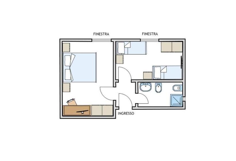 غرفة عائلية, Villa Sole Resort